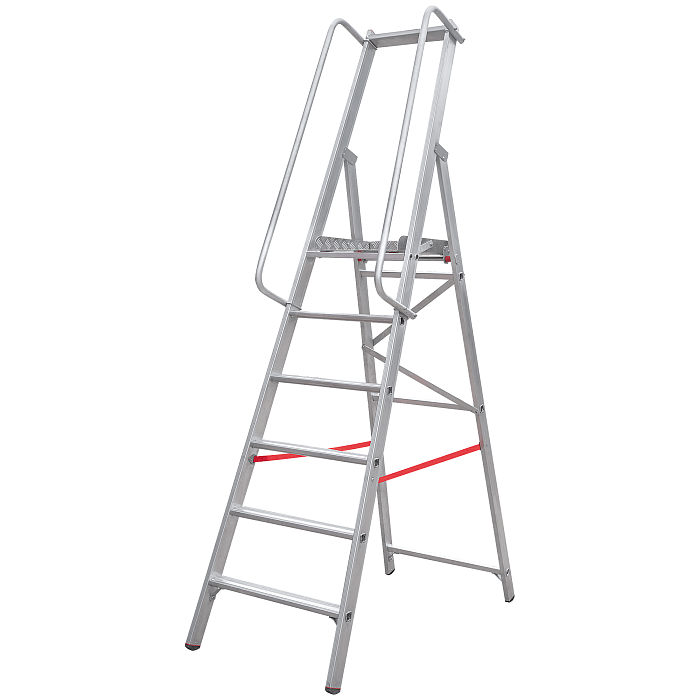 Алюминиевая стремянка с большой площадкой NV 5170