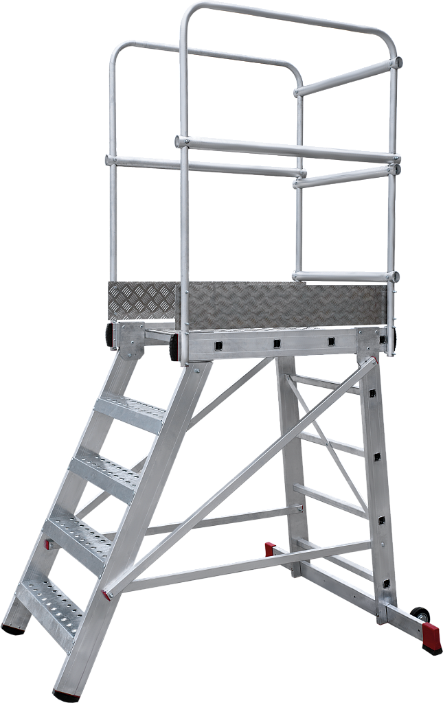 Лестница-подмости с платформой передвижная 1,2 м NV 8000025