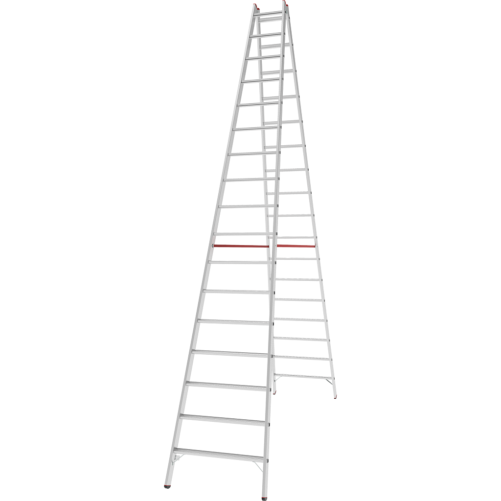 Алюминиевая стремянка со ступенями 80 мм NV 5120