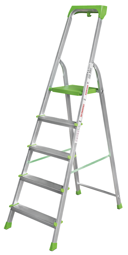 Алюминиевая стремянка с органайзером и ст. 80 мм NV 2115