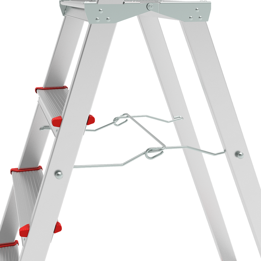 Стремянка с органайзером и ступенями 80 мм NV 3135