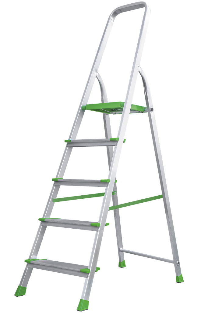 Алюминиевая стремянка со ступенями 130 мм NV 2117