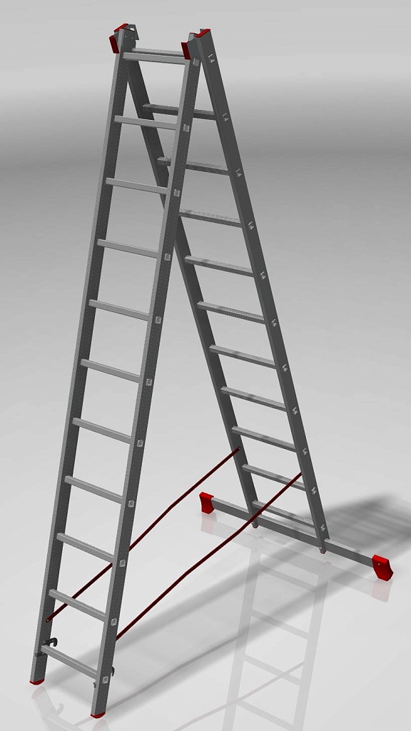 Лестница двухсекционная NV 3220