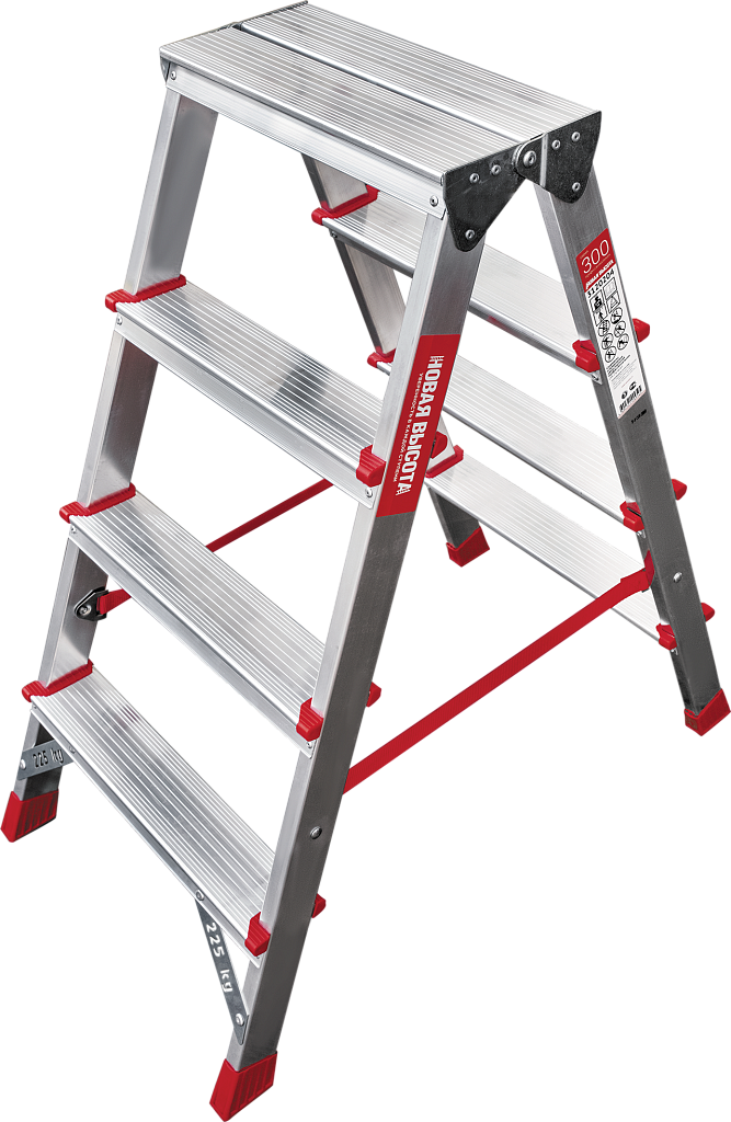 Стремянка со ступенями 80 мм NV 3120