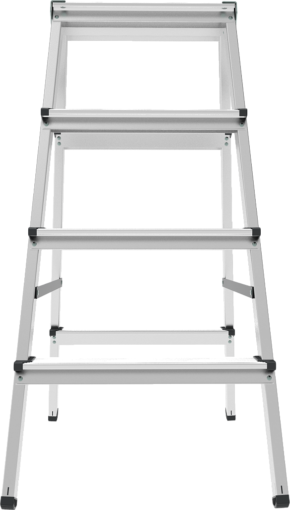 Алюминиевая стремянка, ступени 80 мм NV 1120