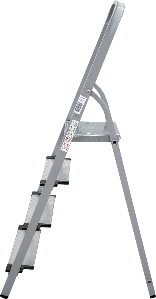 Стальная стремянка с алюминиевыми ступенями 130 мм NV 1137