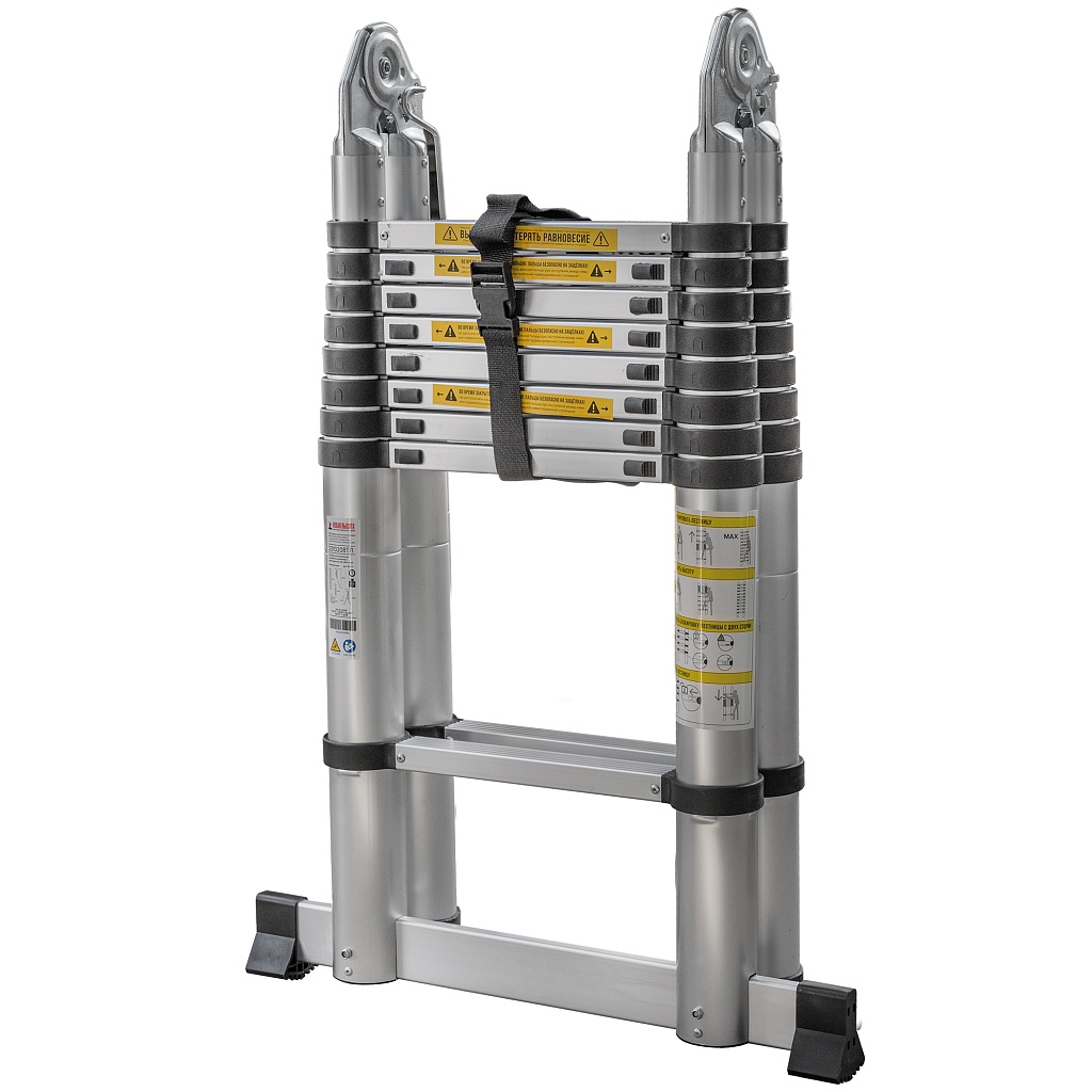 Лестница алюминиевая телескопическая шарнирная 2311ТЛ
