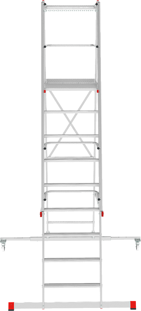 Лестница-стремянка складная с платформой NV 5540