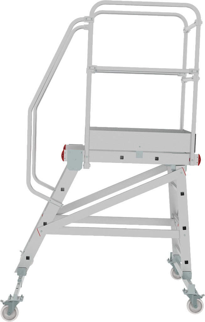 Лестница односторонняя с платформой NV 5510