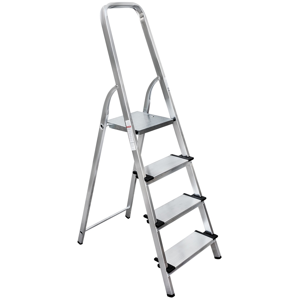 Алюминиевая стремянка со ступенями 130 мм NV 1117