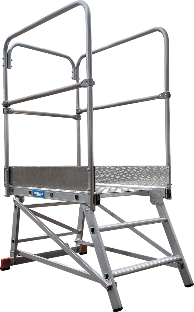 Лестница передвижная с площадкой высотой 0,6 м NV 8000070