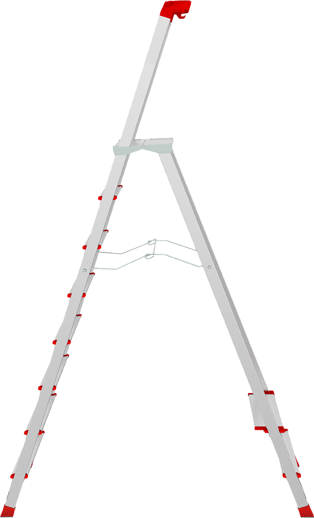 Стремянка с органайзером и ступенями 80 мм NV 3135