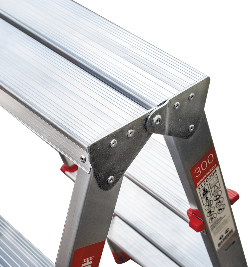 Стремянка со ступенями 80 мм NV 3120