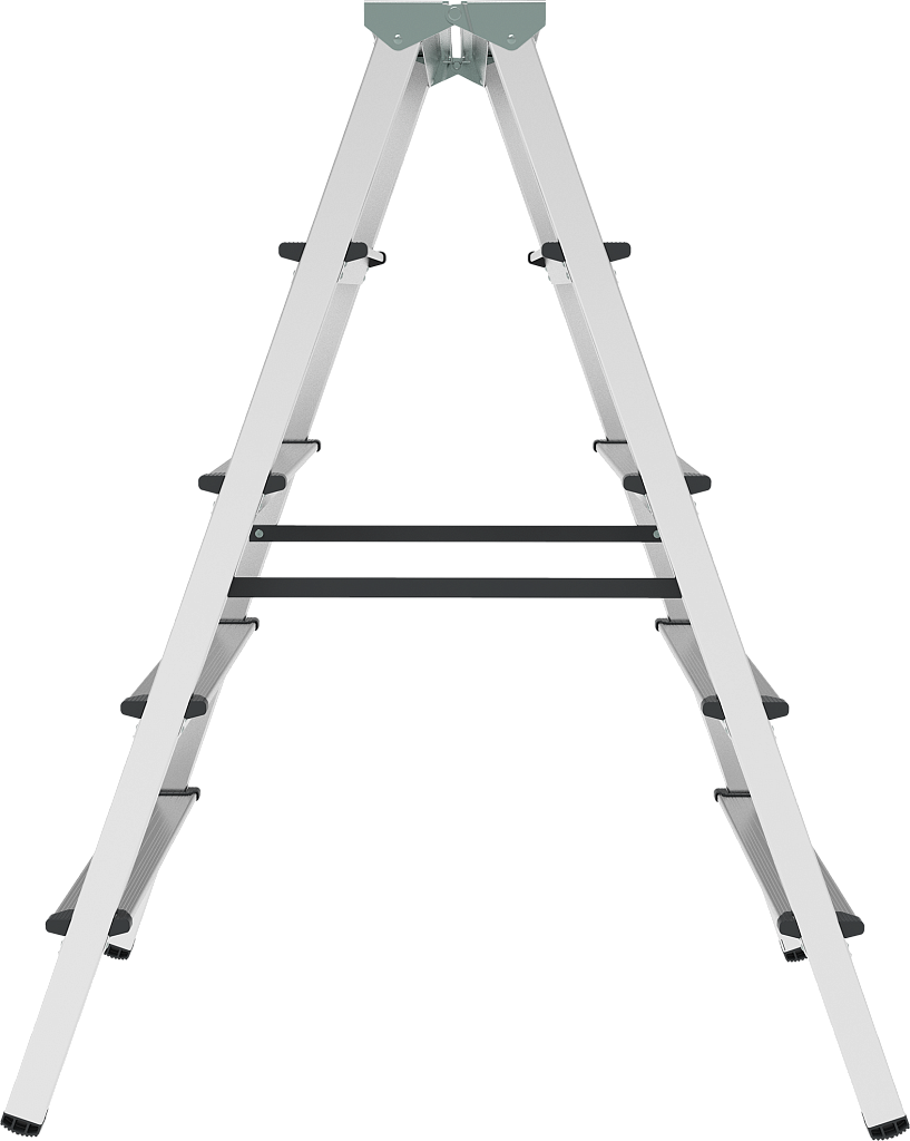 Алюминиевая стремянка, ступени 80 мм NV 1120