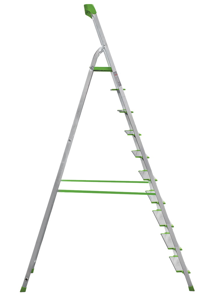 Алюминиевая стремянка с органайзером и ст. 130 мм NV 2118