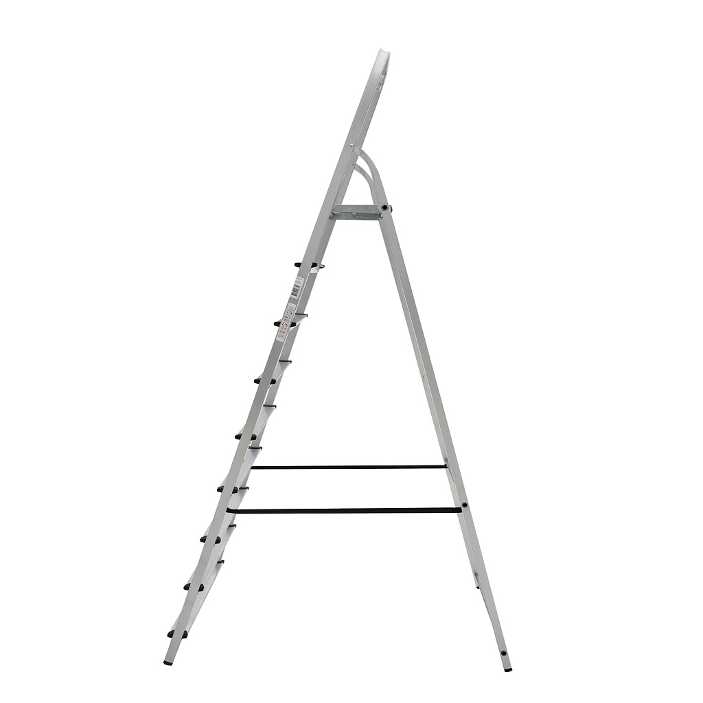 Алюминиевая стремянка со ступенями 80 мм NV 1110