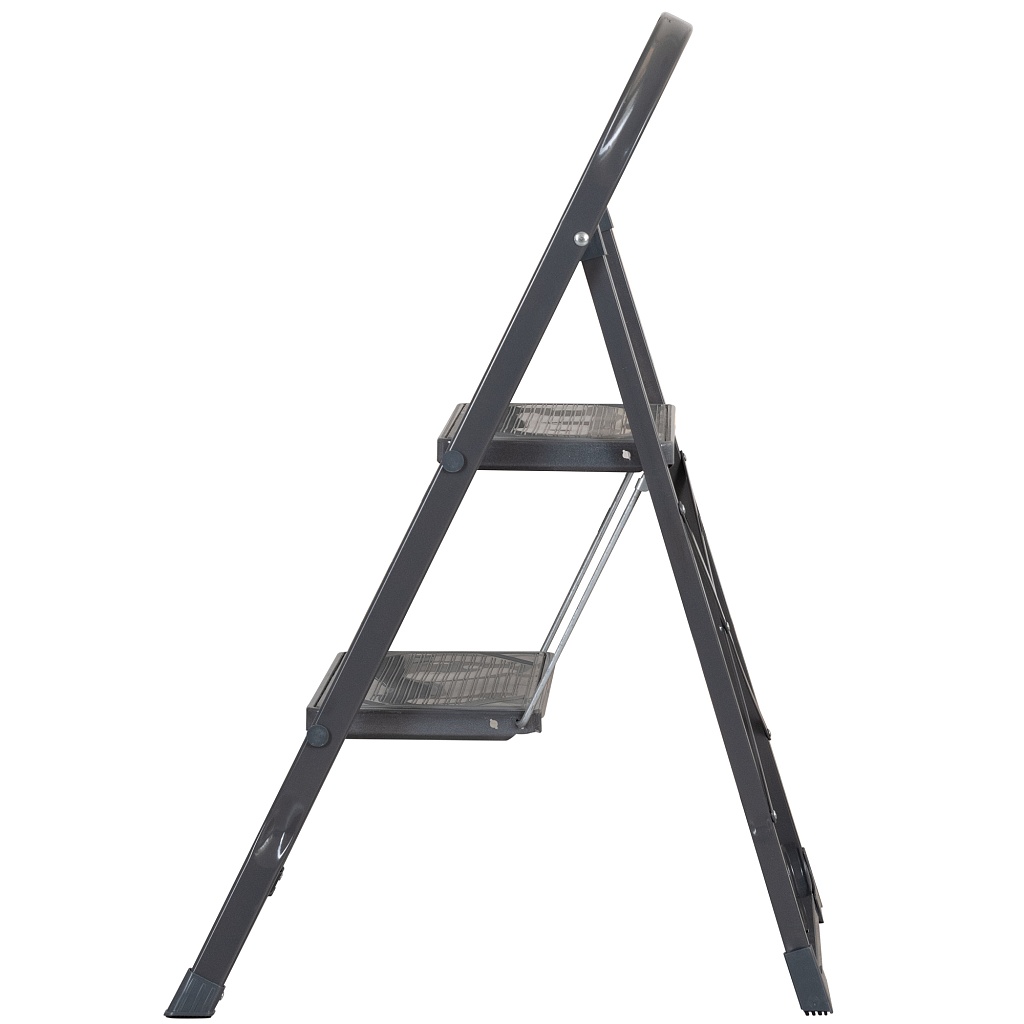 Стремянка стальная Надёжа 1158, ступени с накладками 300х200 мм, дуга 350 мм