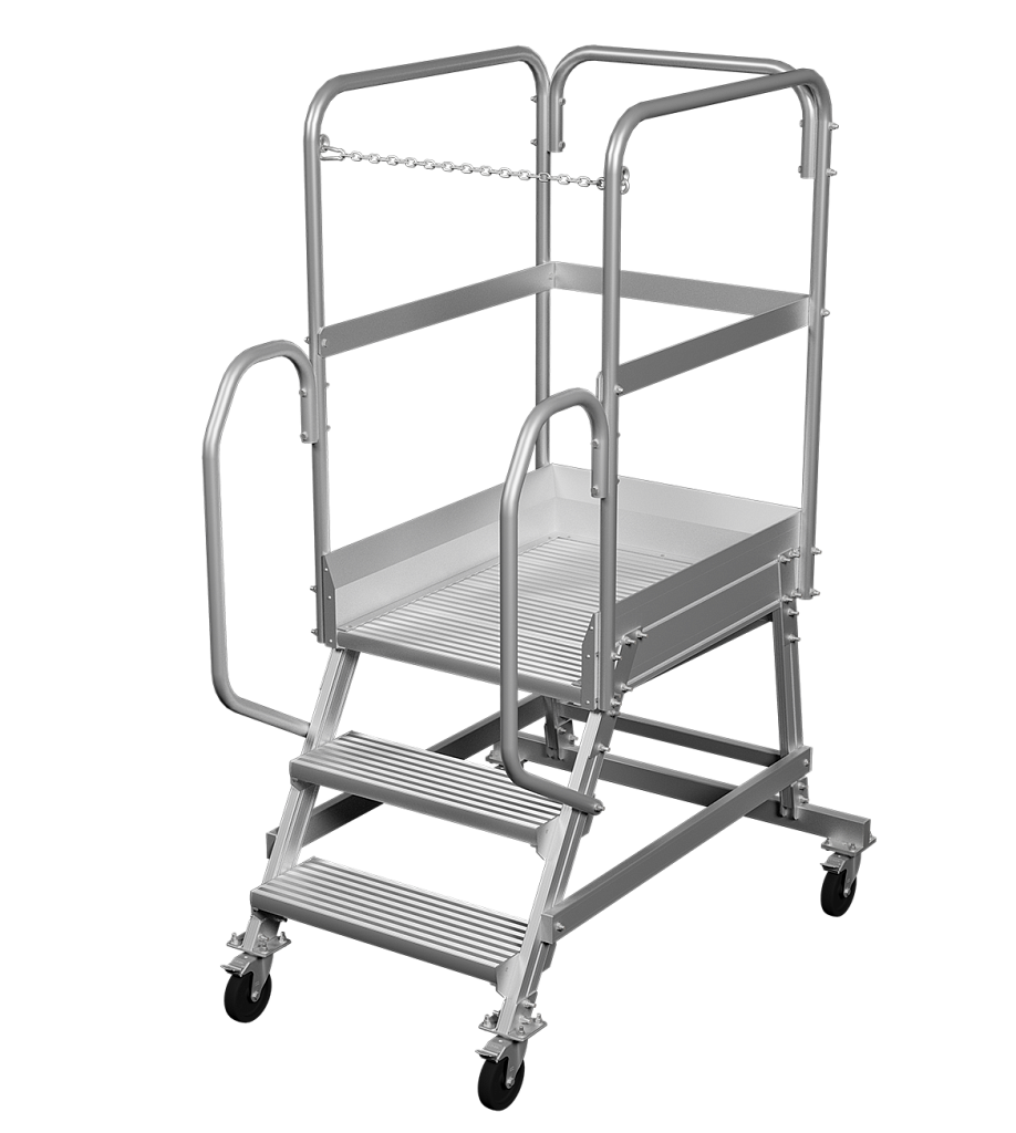 Передвижная лестница-подмости с платформой NV 5511