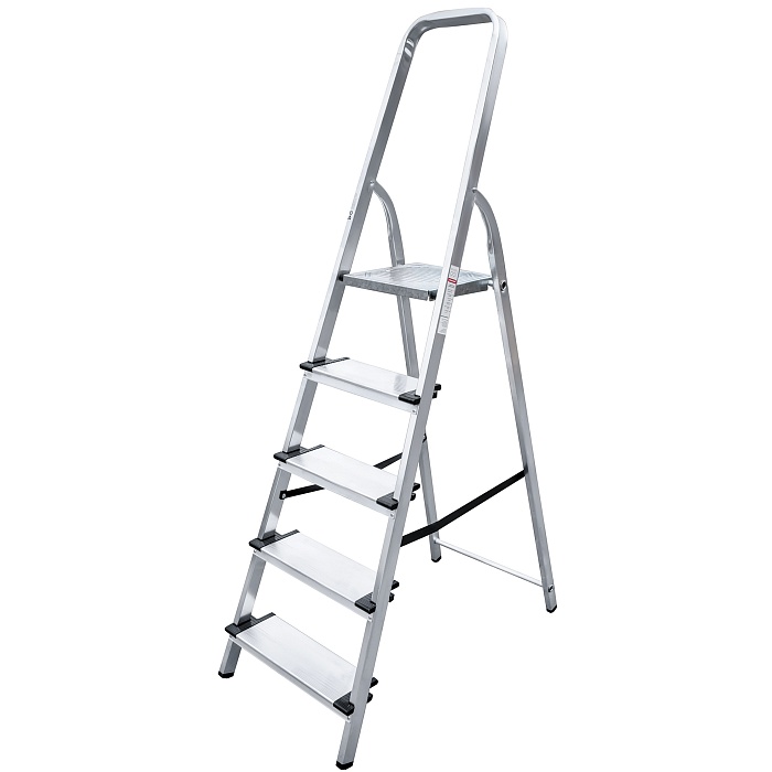 Алюминиевая стремянка со ступенями 130 мм NV 1117