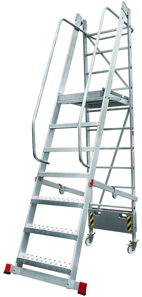 Лестница складная с платформой NV 3540