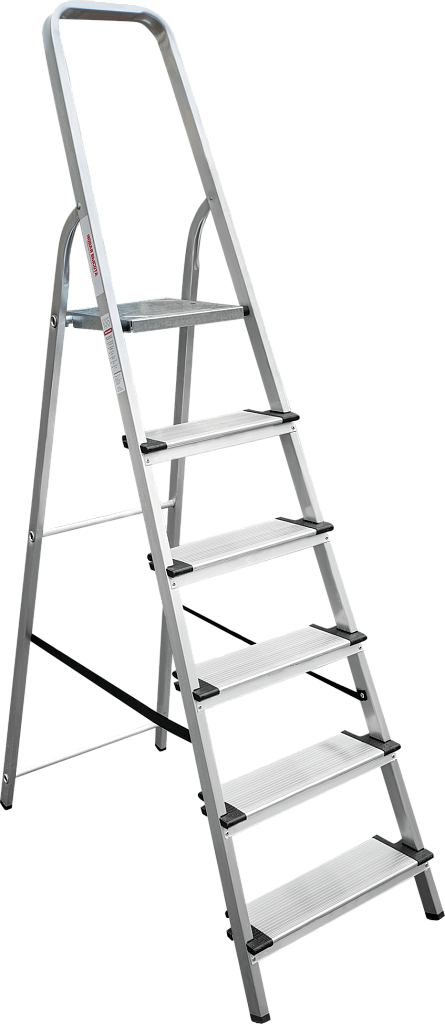 Алюминиевая стремянка со ступенями 130 мм NV 1117