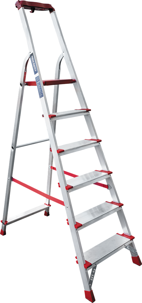 Стремянка с органайзером и ступенями 130 мм NV 3118