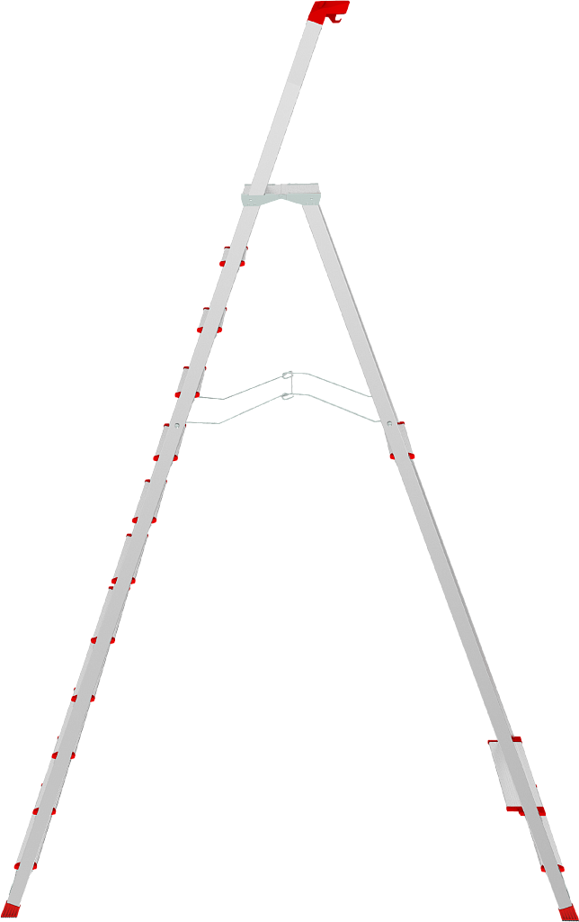 Стремянка с органайзером и ступенями 80 мм NV 3135