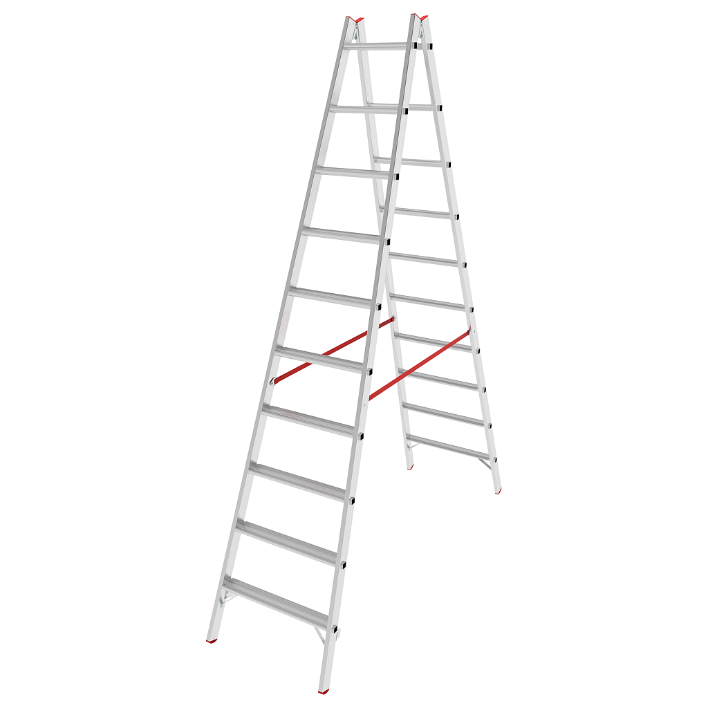 Алюминиевая стремянка со ступенями 80 мм NV 5120