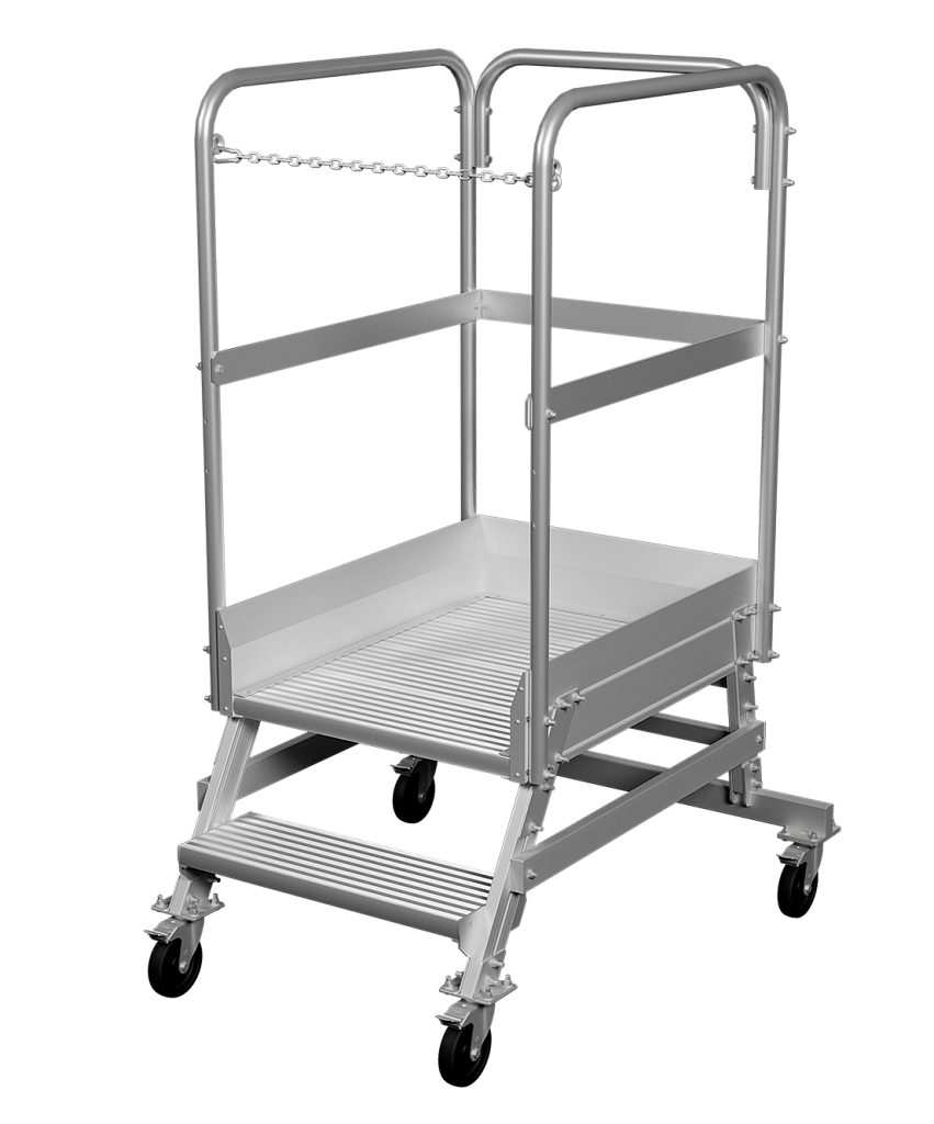 Передвижная лестница-подмости с платформой NV 5511