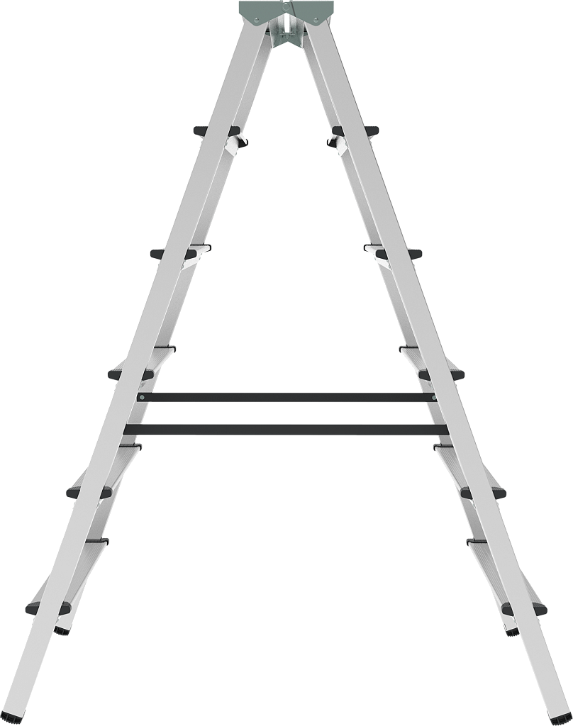 Алюминиевая стремянка, ступени 80 мм NV 1120