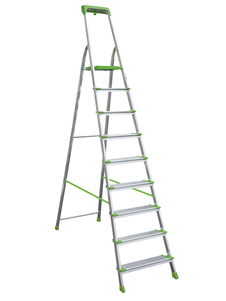 Алюминиевая стремянка с органайзером и ст. 130 мм NV 2118