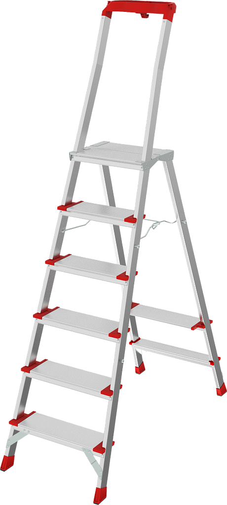 Алюминиевая стремянка с органайзером, ст. 130 мм NV 3138