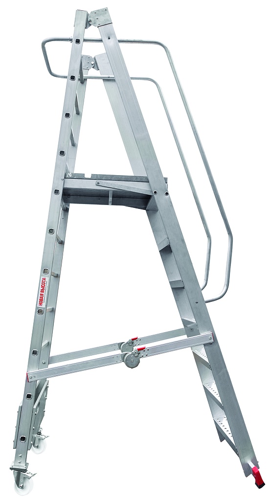 Лестница складная с платформой NV 3540