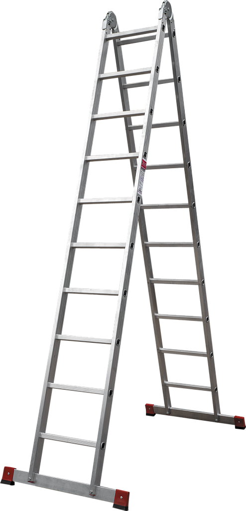 Лестница шарнирная двухсекционная NV 3310