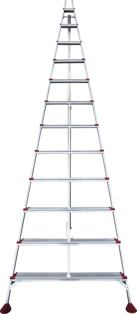 Садовая стремянка, ступени 130 мм, телескопический упор NV 3197 