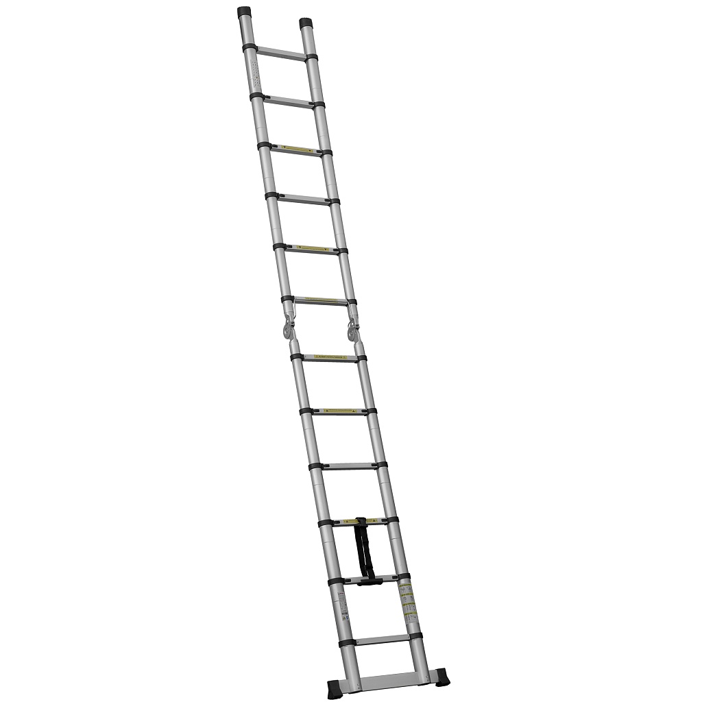Лестница алюминиевая телескопическая шарнирная 2311ТЛ