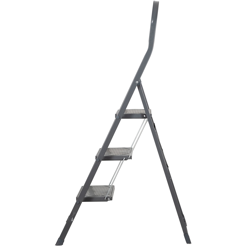 Стремянка стальная Надёжа 1159, ступени с накладками 300х200 мм, дуга 600 мм