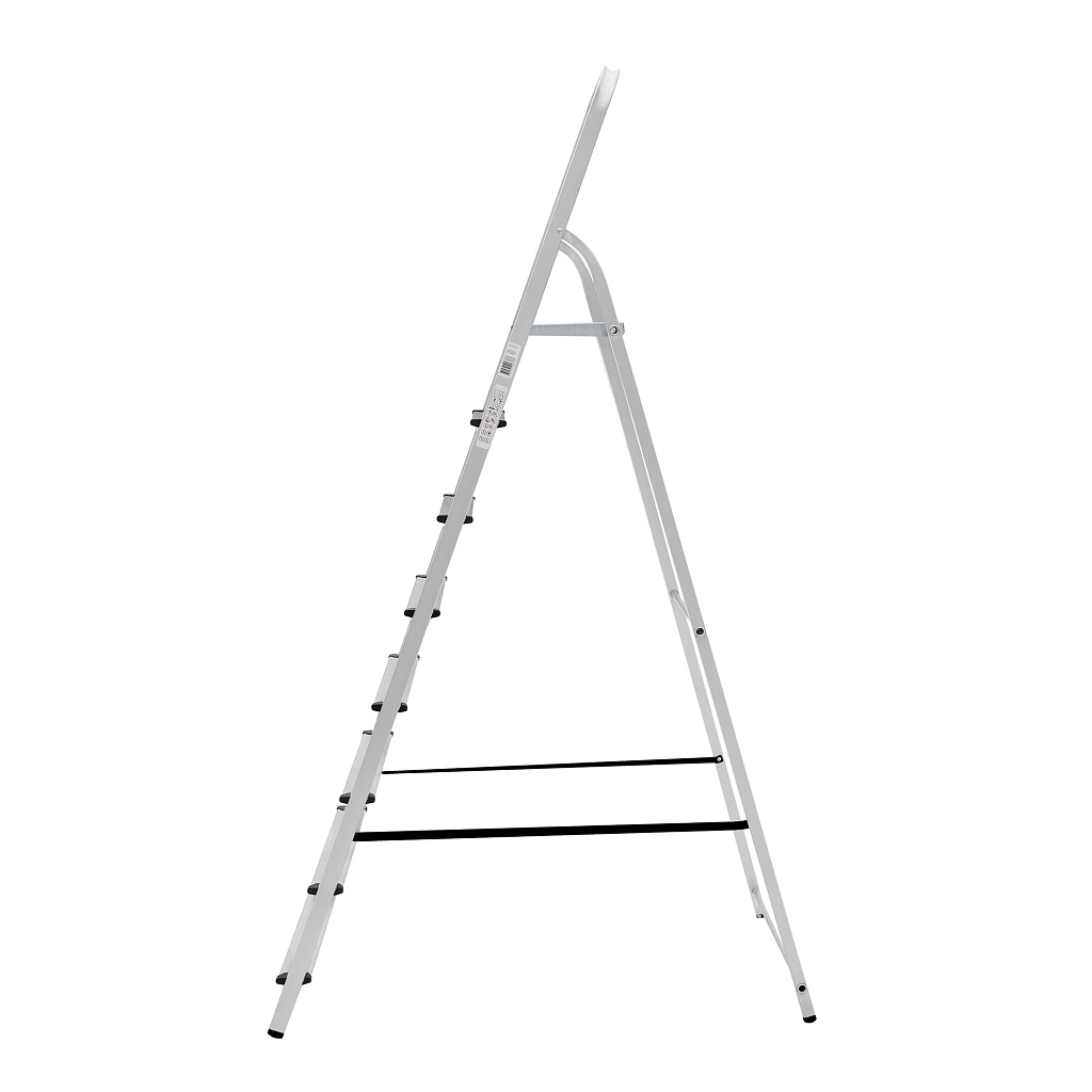 Алюминиевая стремянка со ступенями 80 мм NV 1110