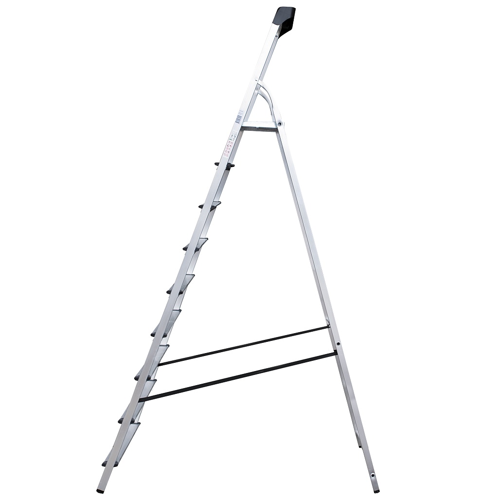 Алюминиевая стремянка с органайзером, ступени 80 мм NV 1115