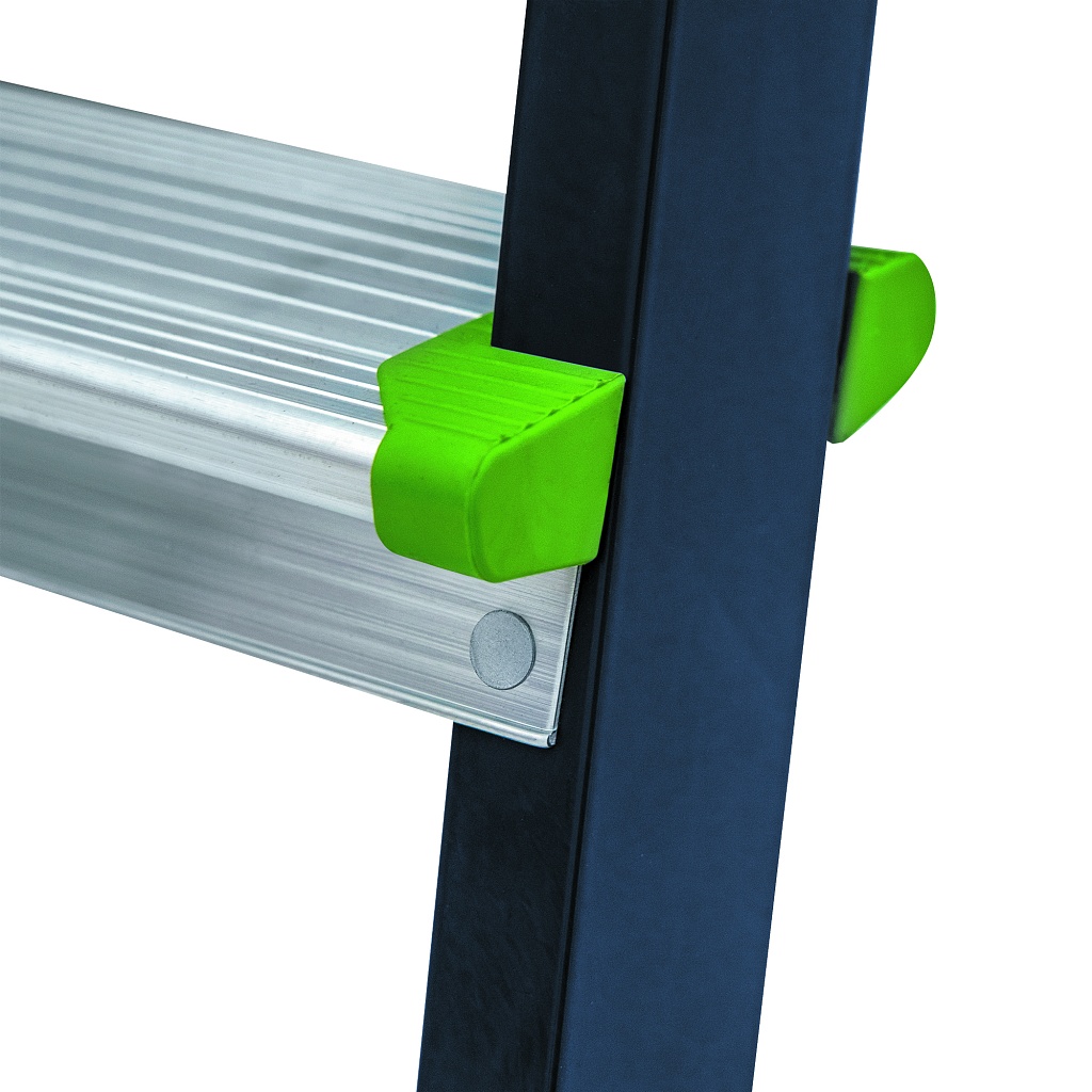 Стремянка стальная с алюминиевыми ступенями 80 мм NV 2136