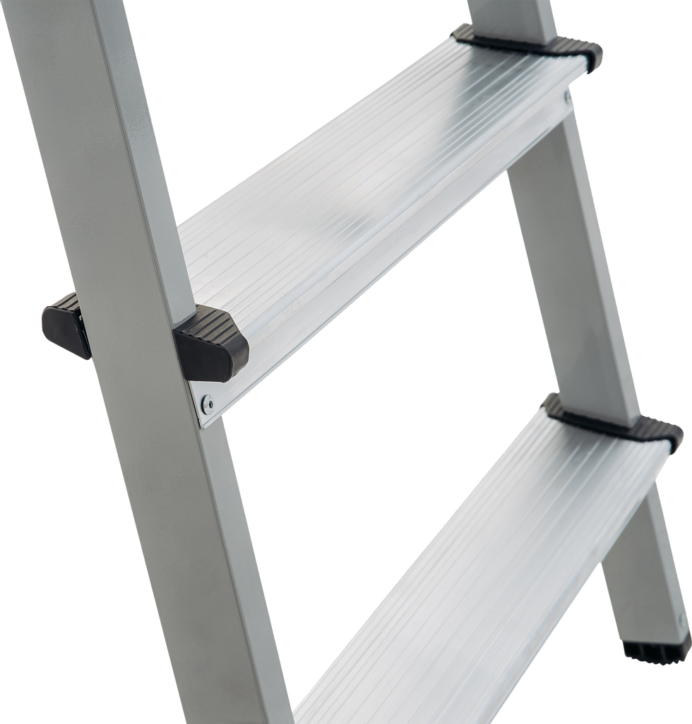 Стальная стремянка с алюминиевыми ступенями 80 мм NV 1140