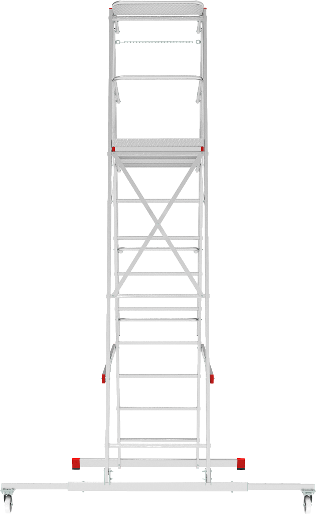Лестница-стремянка складная с платформой NV 5540