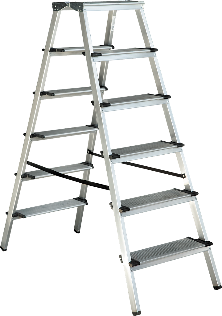 Алюминиевая стремянка, ступени 130 мм NV 1127