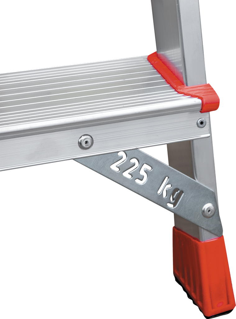 Стремянка с органайзером и ступенями 80 мм NV 3115