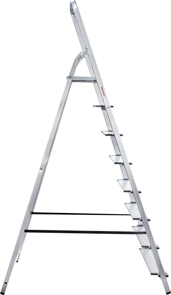 Алюминиевая стремянка со ступенями 130 мм NV 1117