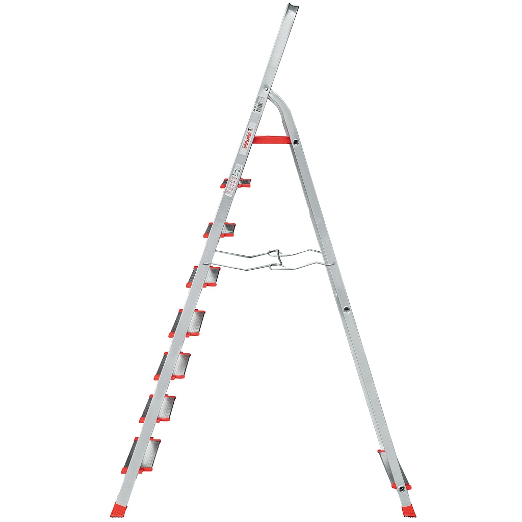 Стремянка с металлической стяжкой и ступенями 130 мм NV 3119