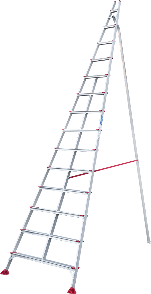 Садовая стремянка, ступени 130 мм, телескопический упор NV 3197 