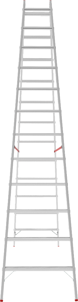Алюминиевая стремянка со ступенями 80 мм NV 5120