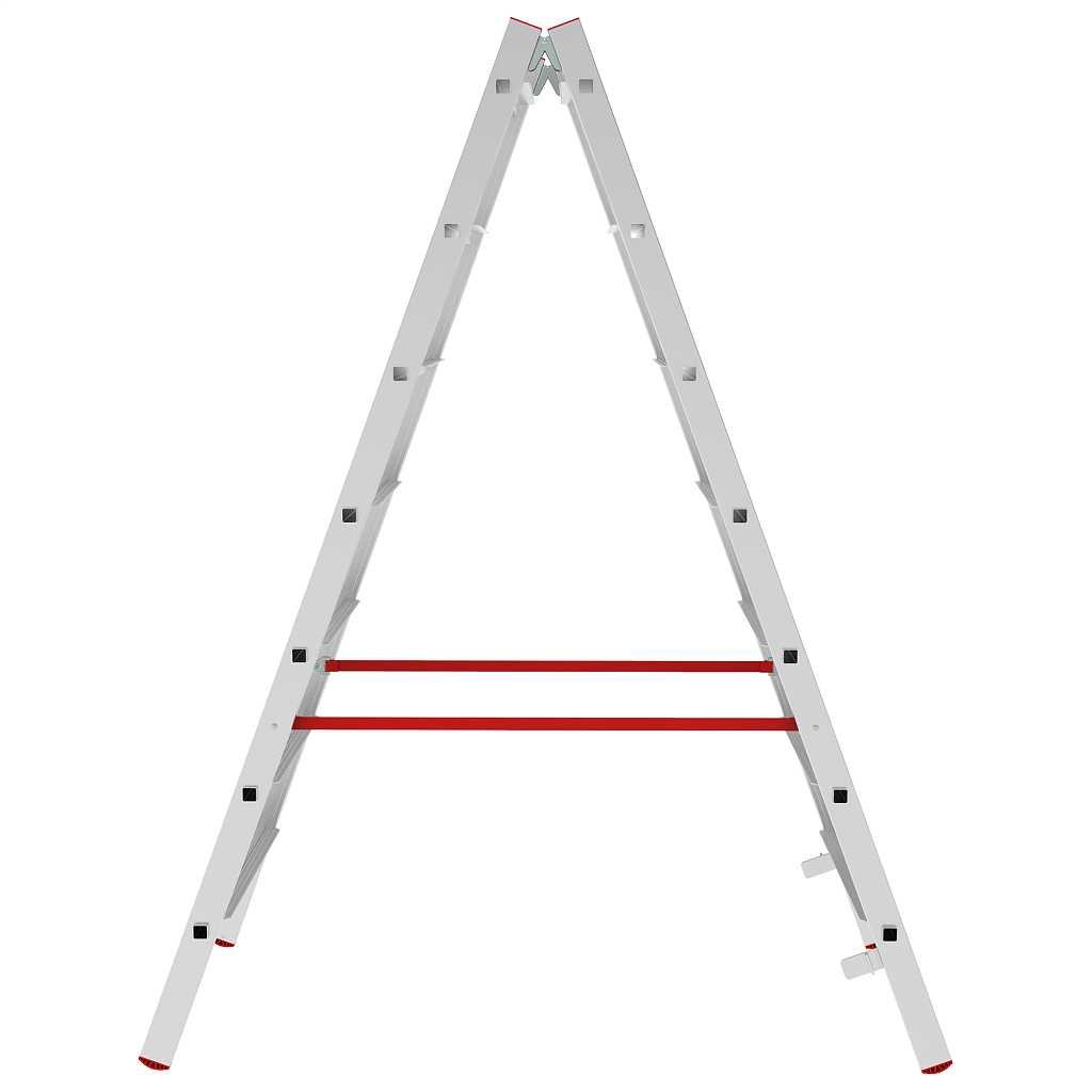 Алюминиевая стремянка со ступенями 80 мм NV 5120