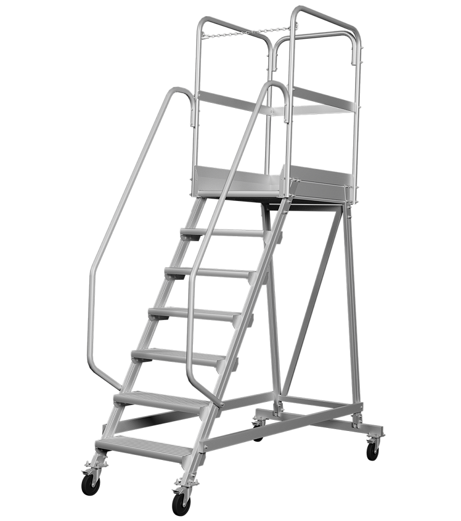 Передвижная лестница-подмости с платформой NV 5511